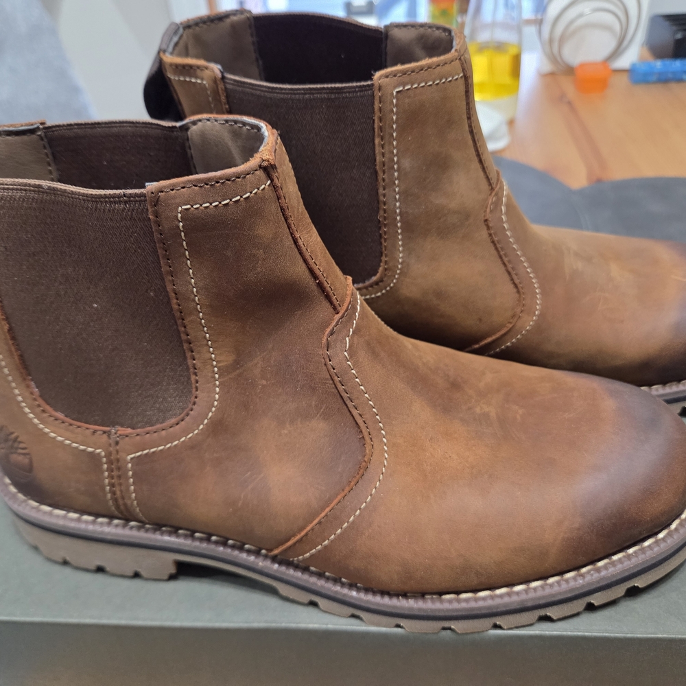 Timberland Men's Brown Leather Boots